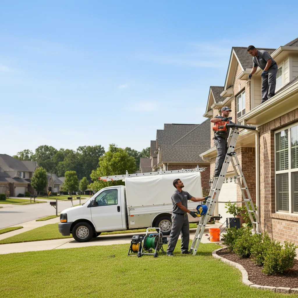 Home Gutter Service in Oakwood, TX near me